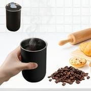 ajkijo Multi-Purpose Stainless Steel Cup for Coffee, Mouthwash, Milk, and Toothbrush, Elegant and Durable Design in Multiple Colors Black